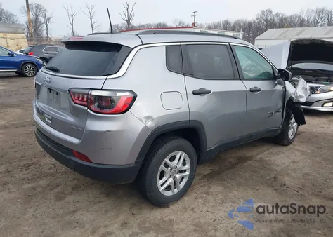 2021 Jeep Compass Sport 4X4 z USA, uszkodzony, nr VIN 3C4NJDAB7MT537337